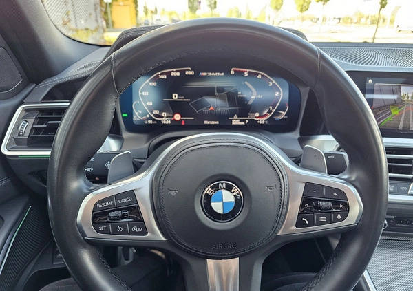 BMW Seria 3 cena 219900 przebieg: 117000, rok produkcji 2020 z Warszawa małe 596